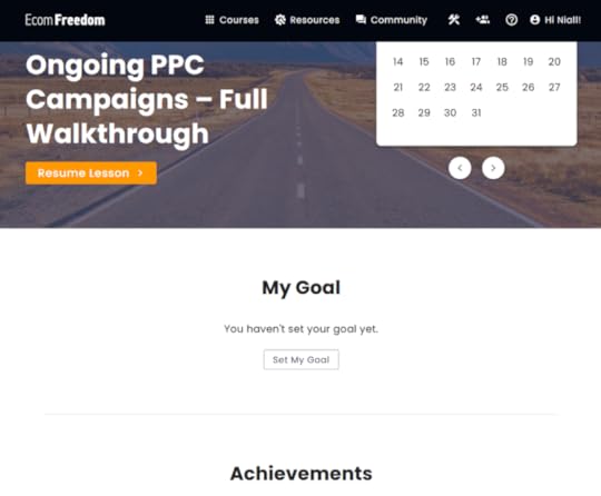 ecom freedom review course traning page