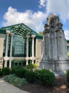 Edwardsville Public Library sculpture