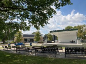 Edwardsville Public Library bandshell