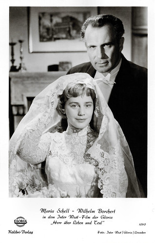 Maria Schell and Wilhelm Borchert in Herr über Leben und Tod (1955)