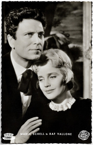 Maria Schell and Raf Vallone in Liebe (1956)