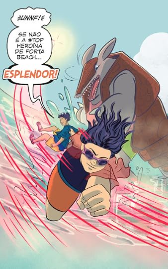 Imagem de Splendor Blues, webtoon que coroterizei