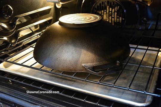 Wok-Seasoning-Upside-down-in-Oven