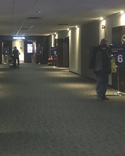 I’ll get the popcorn, you wait in line. We’re at the movies!