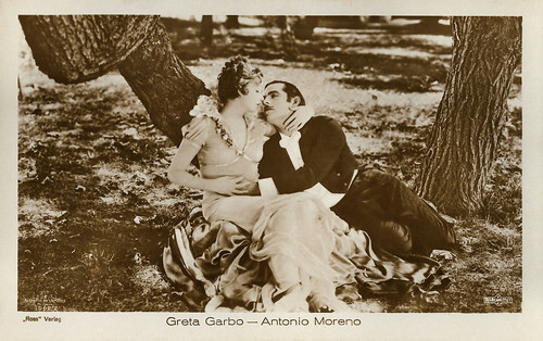 Greta Garbo and Antonio Moreno in The Temptress (1926)