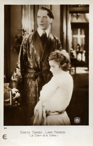 Lars Hanson and Greta Garbo in Flesh and the Devil (1926)