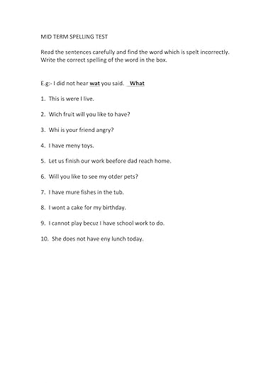 spelling interactive worksheet for 2