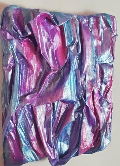 "Phantom Galaxy" - abstract painting by artist Tiffany Gholar