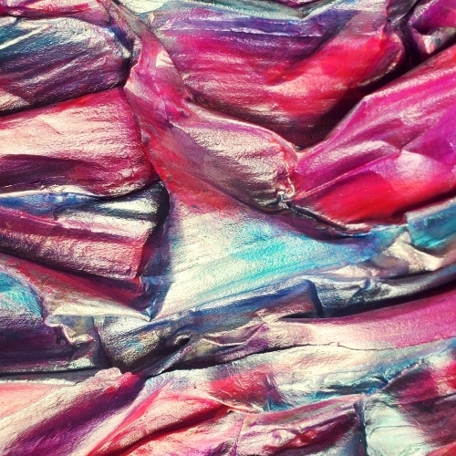 "Phantom Galaxy" - abstract painting by artist Tiffany Gholar
