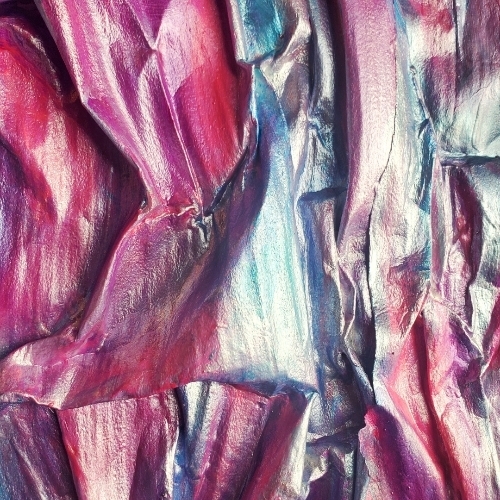 "Phantom Galaxy" - abstract painting by artist Tiffany Gholar