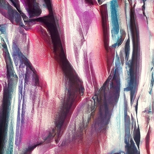 "Phantom Galaxy" - abstract painting by artist Tiffany Gholar