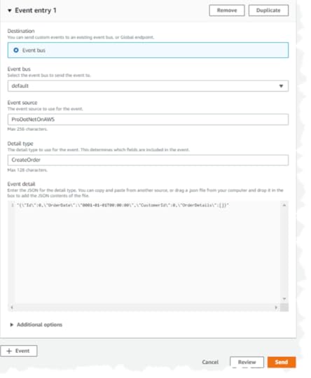 Figure 3. Getting the “translated” event for EventBridge