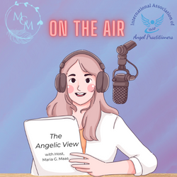 Cartoon image of Maria G. Maas on-the-air.