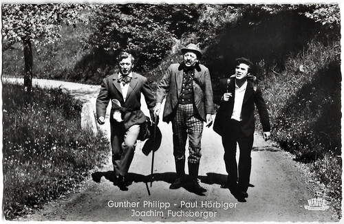Günther Philipp, Paul Hörbiger and Joachim Fuchsberger in Lumpazivagabundus (1956)