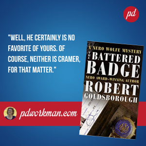 Nero Wolfe in The Battered Badge