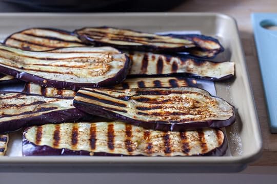 grilled eggplant planks