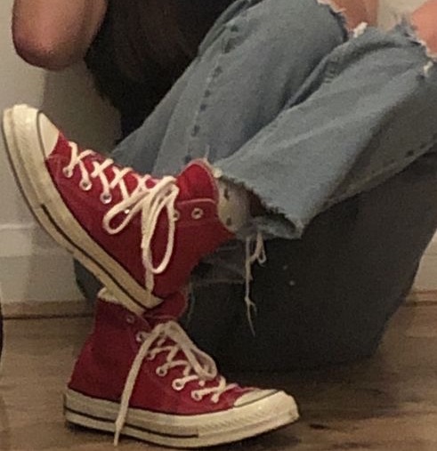 aesthetic, red, and shoes image