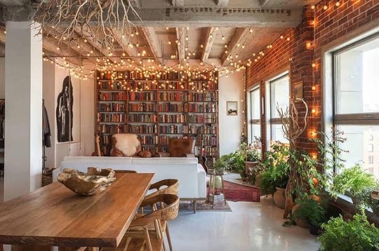 Small book-filled loft in downtown Los Angeles offers a magical aesthetic