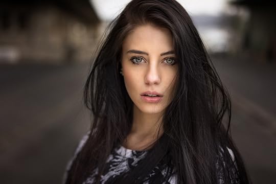 Wallpaper : face, women, model, depth of field, long hair, blue eyes ...