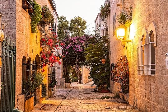 old jerusalem in evening