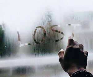 lost, grunge, and rain image