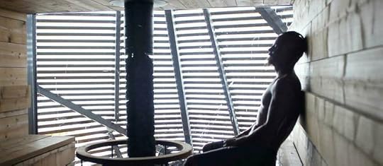 Finnish actor Jasper Paakkonen in a sauna in Helsinki on July 7, 2016.