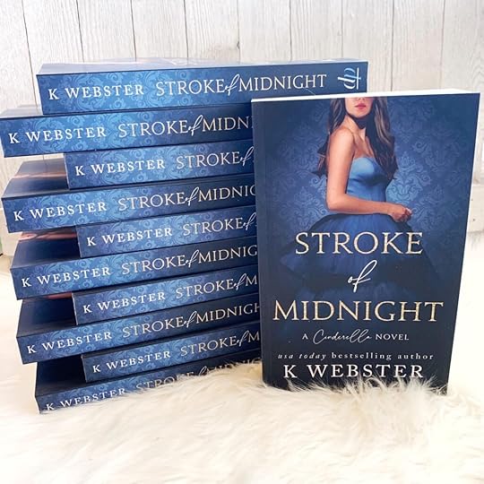 Stroke of Midnight by K Webster Paperback Stack