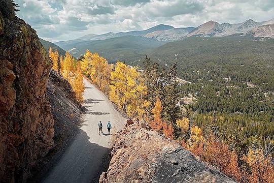 boreas pass in the fall with aspens breckenridge colorado
