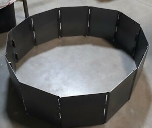 Outfit your backyard with a stylish fire pit. Campfire Fire Pit Ring 39 Blanks Heavy Duty 12 Gauge Steel 12 Panel Ebay
