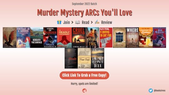 BookSirens Murder Mystery ARCs Sep2022 Banner
