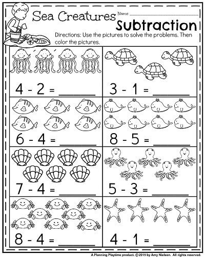 summer kindergarten worksheets planning playtime