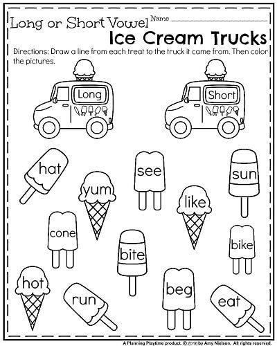 summer kindergarten worksheets planning playtime