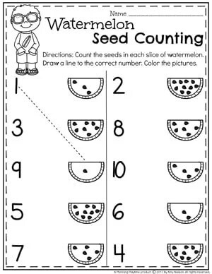 summer preschool worksheets planning playtime