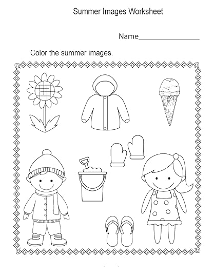 summer worksheets best coloring pages for kids