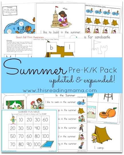 free summer pre k k pack updated expanded