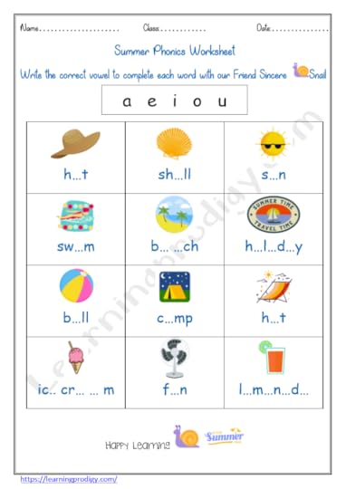 free printable kindergarten summer worksheets keep kids learn in summer learningprodigy english english vowels worksheets festival summer worksheets holidays