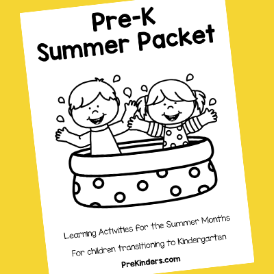 pre k summer packet prekinders