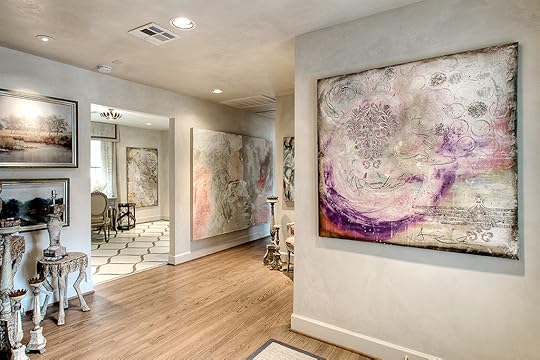 Art and furniture we made and restored at the old showroom's retail shop.