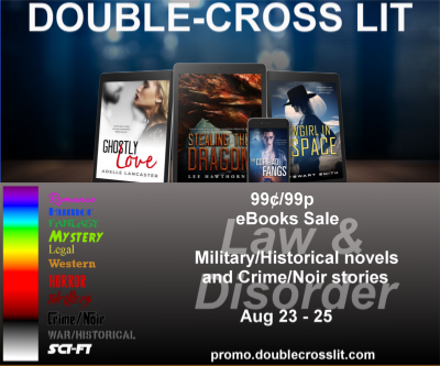 August 2019 banner for Double-Cross Lit