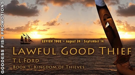 Goddess Fish book tour banner for Lawful Good Thief