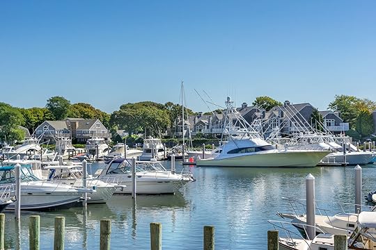 The Cape Cod town of Falmouth and its marina