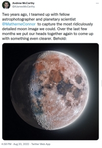 The Moon in exquisite detail
