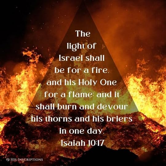 A Vision of Burning Revival Fires by Deborah Perkins of His Inscriptions