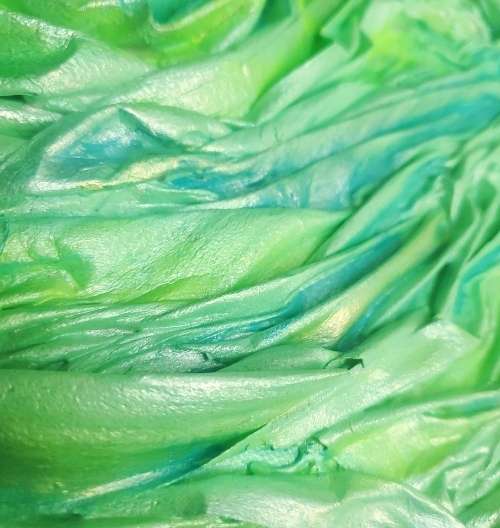 detail of "Sea of Waking Dreams" - abstract painting by artist Tiffany Gholar