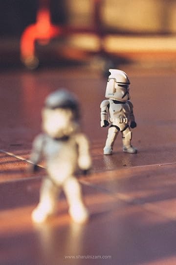 Darth Vader, Storm Trooper & Boba Fett Toy Photography
