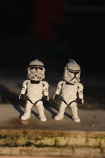 Darth Vader, Storm Trooper & Boba Fett Toy Photography