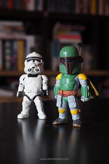 Darth Vader, Storm Trooper & Boba Fett Toy Photography