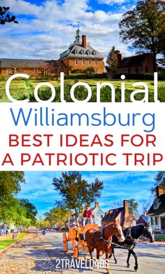 Colonial Williamsburg with kids is perfect for learning about history, enjoying costumes, and having a fun family vacation. Historic architecture and tavern restaurants make this Virginia destination perfect, especially at Christmas. #Williamsburg #virginia #familytravel