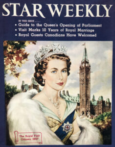 Remembering the Queen -- Star Weekly, October 12, 1957