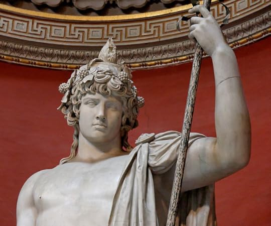 A statue of Antinous as the god Dionysus